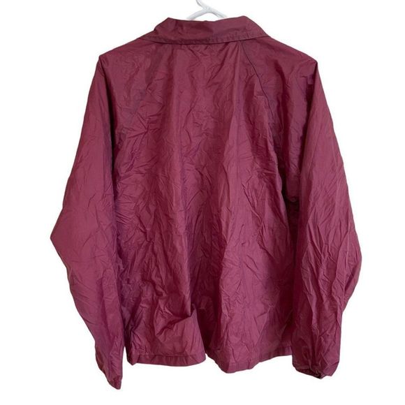 Active Windbreaker Pin-up Girl Bettie Page Burgundy Medium - Picture 3 of 5